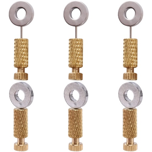 Padyrytu 6Pcs DIY Leather Hand Sewing Position Located Hand Tool Positioning Needles Stitching, Fixed Suture Leathercraft Tool