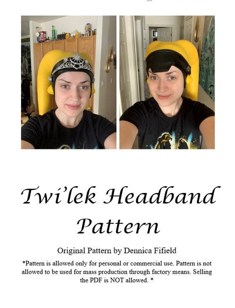 Twilek Headband Pattern PDF