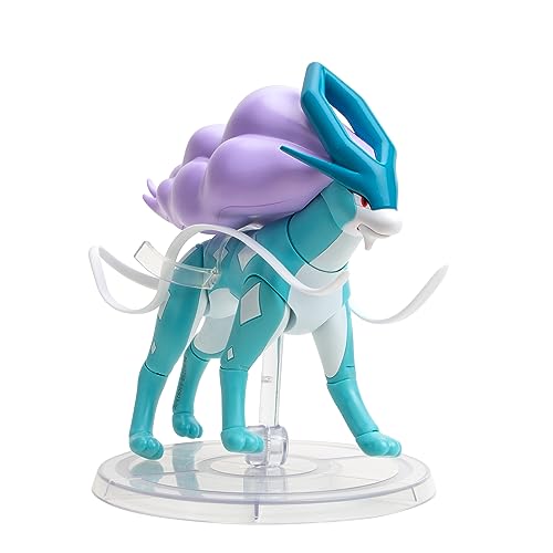 Pokémon PKW2750 Select Super Suicune-6-Inch Suicune Figure with Over 15 Points of Articulation, Black