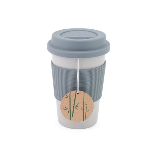 Bamboo fiber EcoCup – 500 ml /16 oz -Grey by Peterson Housewares & Artwares