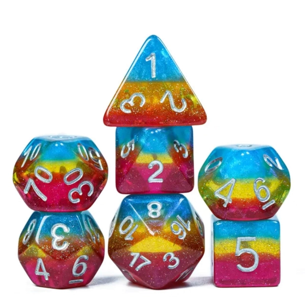 Pansexual Flag Dice
