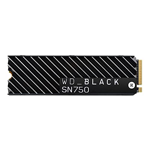 Western Digital 2TB SN750 NVMe Internal Gaming SSD Solid State Drive with Heatsink - Gen3 PCIe, M.2 2280, 3D NAND, Up to 3,400 MB/s - WDS200T3XHC - 2TB - Gen3 SSD with Heatsink