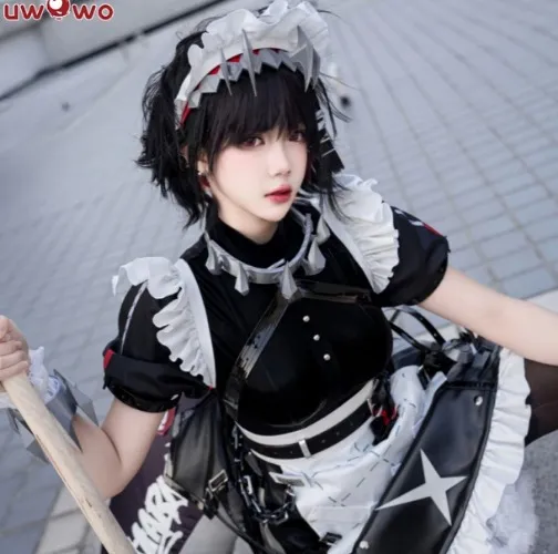 【In Stock】Uwowo Game Zenless Zone Zero/ZZZ Ellen Joe Maid Cosplay Costume | 【In Stock】S+Tail cover
