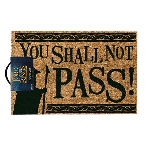 Lord of the Rings - You Shall Not Pass Doormat - Things For Home - ZiNG Pop Culture