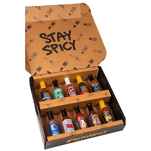 Hot Ones Hot Sauce Challenge Set - Season 24 Hot Sauce Gift Sets - Hot Sauce Variety Pack Made with Natural Ingredients - Unique Small Batch Hot Sauce Sampler Gift Set - 5 fl oz Bottles (10-Pack) - Season 24 Hot Sauce 10 Pack