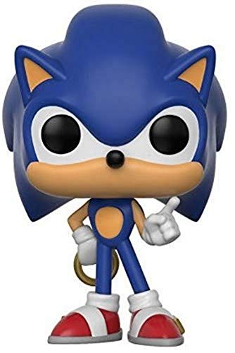 POP Games: Sonic - Sonic with Ring Collectible Toy, Multicolor, One Size - Funko