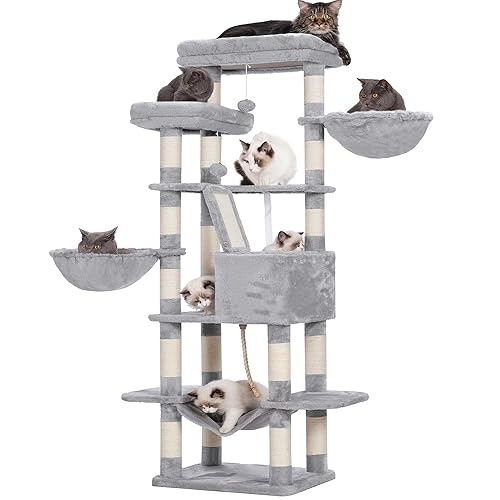 68 inch Multi-Level Cat Tower for Indoor Cats