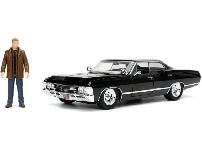 1967 Chevy Impala & Dean Winchester Diecast Figurine