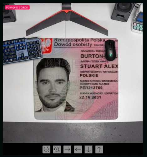 Podkładka Stuarta Burtona custom