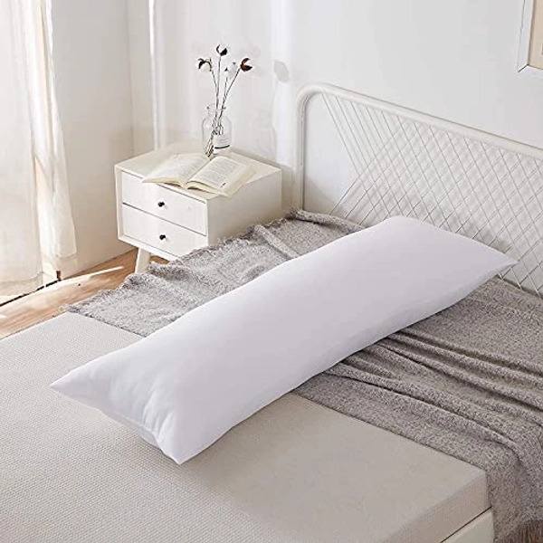 Acanva Fluffy Bed Sleeping Side Sleeper Body Pillow Insert, Full 20” x 54”(Pack of 1), White - Full 20” x 54”(Pack of 1)