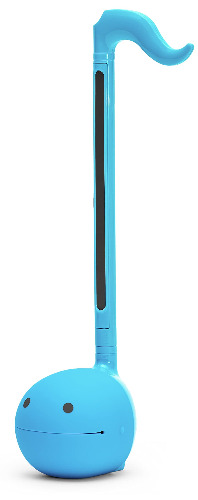 Otamatone [Color Series] Japanese Electronic Musical Instrument Portable Synthesizer from Japan by Cube/Maywa Denki [English Version] [Regular Size], Blue - Blue
