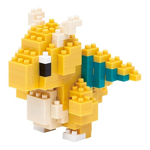 nanoblock NBPM011 Pokemon Dragonite, Colourful - Multicolor