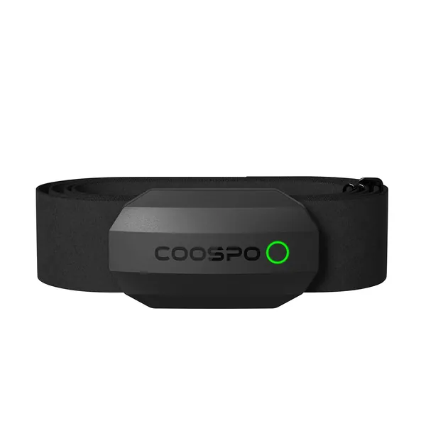 COOSPO Heart Rate Monitor,Bluetooth ANT+ Chest Strap Heart Monitor,HRM Dual HR Monitor Sensor Compatible with IP67, Peloton,Zwift,DDP Yoga,Strava,Wahoo Fitness,Polar Beat for iOS & Android - Coospo heart rate monitor