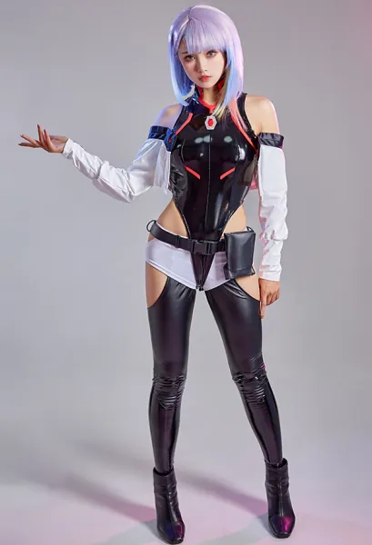 Cyberpunk: Edgerunners Lucy Cosplay Costume Bodysuit Set