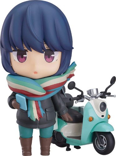 Max Factory Laid-Back Camp: Rin Shima (Touring Version) Nendoroid Action Figure, Multicolor