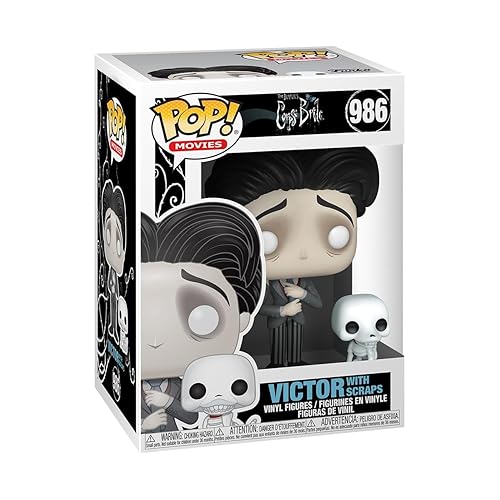 Funko Pop! & Buddy: Corpse Bride - Victor with Scraps, Multicolor, 3.75 inches (49045) - Multicolor