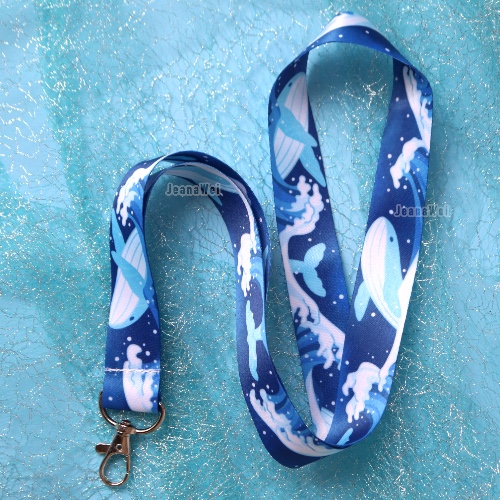 Wave Whale Lanyard