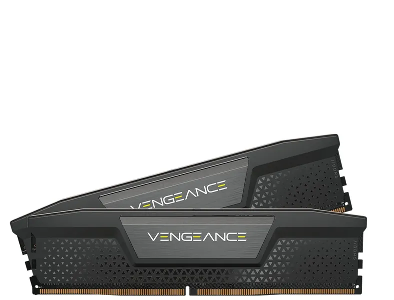 Corsair Vengeance DDR5 32GB (2x16GB) DDR5 4800MHz C40 1.1V (Optimized for Intel DDR5 Motherboards, Onboard Voltage Regulation, XMP 3.0 Profiles, Compact Form-Factor, Aluminum Heatspreader) Black - 4800MHz