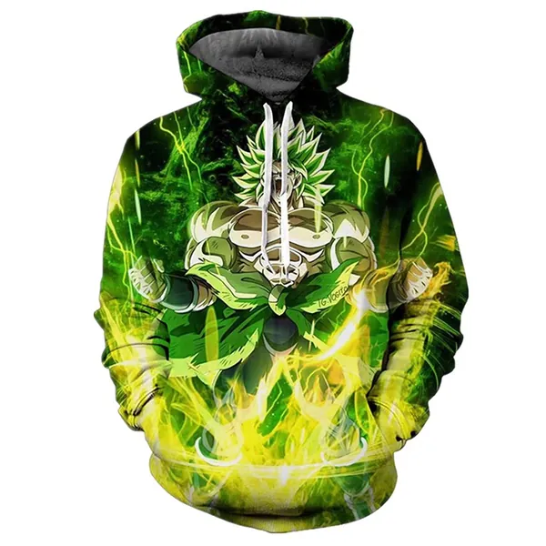 VVEPOSE Long Sleeve Outerwear 3D Print Hoodies Pullovers - X-Large 13