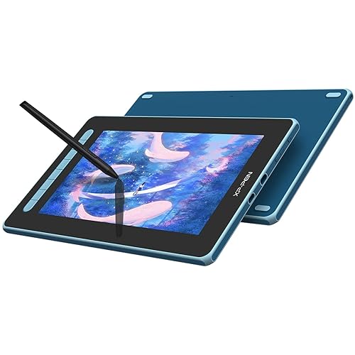XP-PEN Artist 12 (2nd Gen) Drawing Tablet with Screen, Graphics Pen Display with 11.6 Inches Full-laminated Screen, X3 Elite Stylus, Supports Windows, Mac OS, Android, Chrome OS and Linux (Blue) - Artist 12 (2nd Gen) - Blue