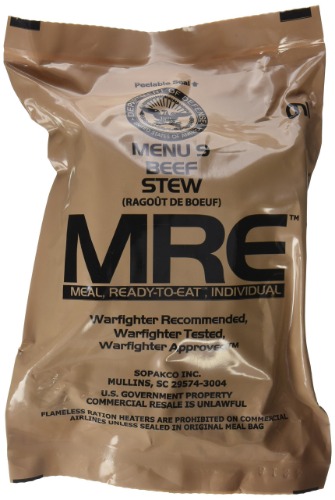 US Military MRE (Beef Stew)