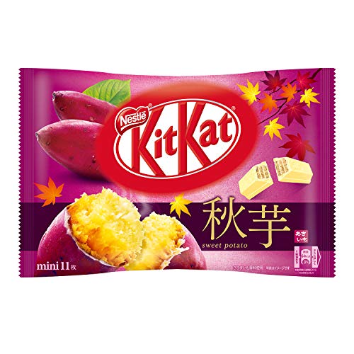 Japanese Kit-Kat Mini Autumn Sweet Potato 11 bars chocolate - Sweet Potato - 11 Count (Pack of 1)