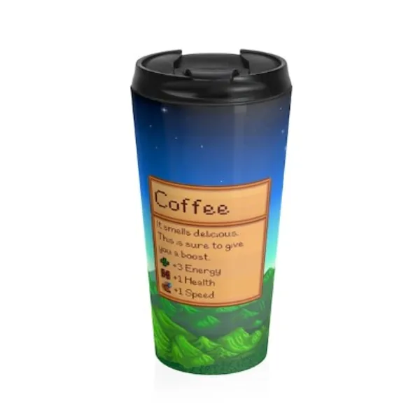 Stardew Valley Mug stainless Steel 15 Oz Travel Mug  Funny | Etsy