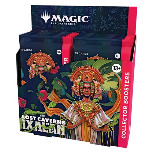 Magic: The Gathering The Lost Caverns of Ixalan Collector Booster Box - 12 Packs + 1 Foil Box Topper Card (181 Magic Cards)