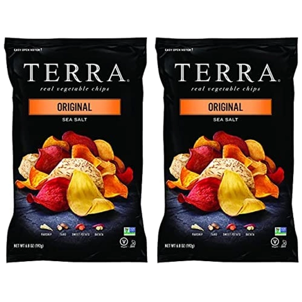Terra Original Vegetable Chips with Sea Salt, 6.8 Oz (Pack of 2)
