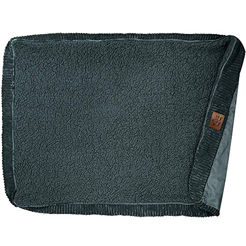 Floppy Dawg Large Dog Bed Replacement Cover. Removable and Machine Washable Cover for Mattress and Rectangular Pillow Beds. 40L x 28W. Gray with Gray Top. - Mattress 40"