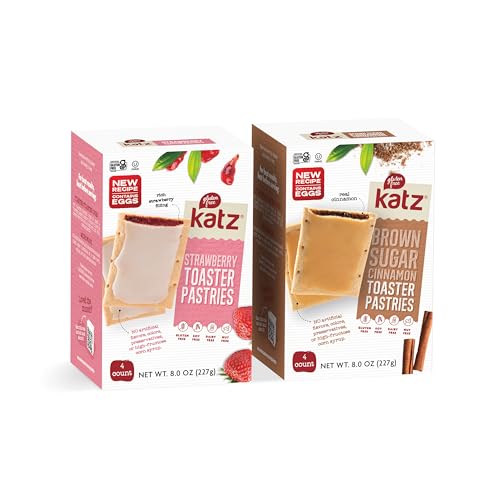 Katz Gluten Free Snacks Variety Pack. Toaster Pastries. Easy Breakfast Food Or Anytime Healthy Snacks For Adults & Kids. Gluten Free. Dairy Free, Nut Free, Peanut Free, Soy Free. Snacks For Adults Kosher Snacks. 8 OZ (Pack Of 2) - Variety Pack - 1 Pound (Pack of 1)