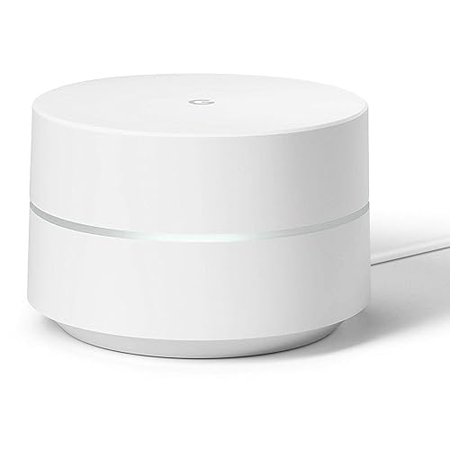 Google WiFi System, 1-Pack - Router Replacement for Whole Home Coverage - NLS-1304-25,white - Google Wifi (2016 model) 1 Pack
