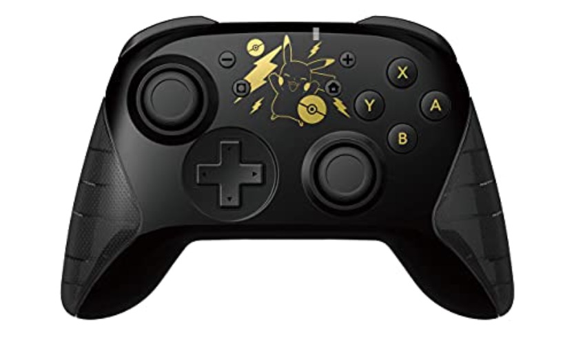 Hori Nintendo Switch Wireless HORIPAD (Pokemon: Black & Gold Pikachu) By - Officially Licensed By Nintendo and the Pokemon Company International - Nintendo Switch - (Pokemon: Black & Gold Pikachu) - (Pokemon: Black & Gold Pikachu)