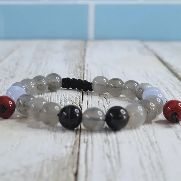 Decay Adjustable Bead Bracelet
