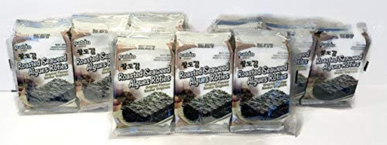 PALDO Roasted Seaweed Snacks -Nine 5g Individual Packets