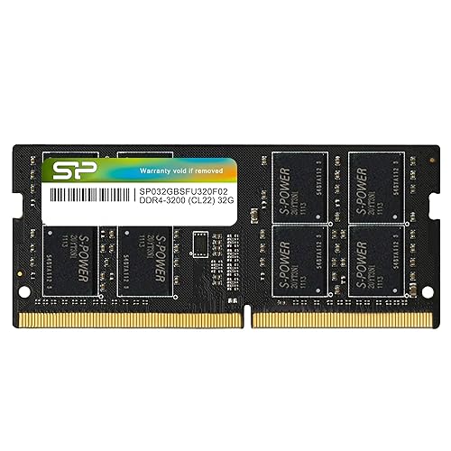 Silicon Power DDR4 32GB 3200MHz (PC4-25600) CL22 SODIMM 260-Pin 1.2V Laptop Non-ECC RAM Notebook Computer Memory - 32gb