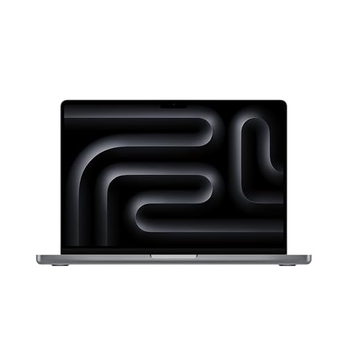 Apple 2023 MacBook Pro Laptop M3 Chip mit 8‑Core CPU, 10‑Core GPU: 14,2" Liquid Retina XDR Display, 8 GB gemeinsamer Arbeitsspeicher, 1 TB SSD Speicher. Funktioniert mit iPhone/iPad, Space Grau - 8GB RAM - 1 TB - Space Grau