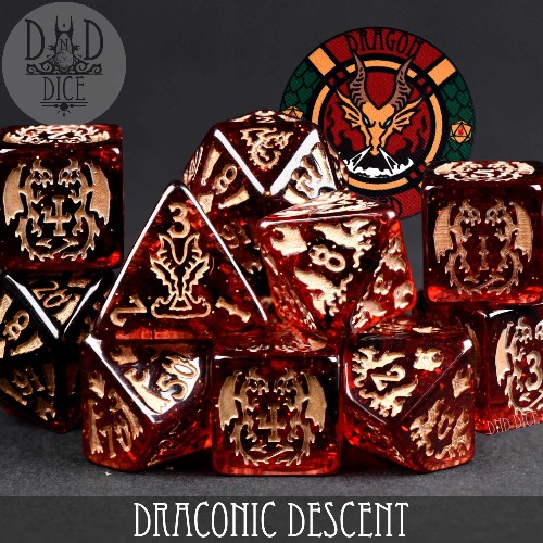 Draconic Descent 11 Dice Set | Default Title