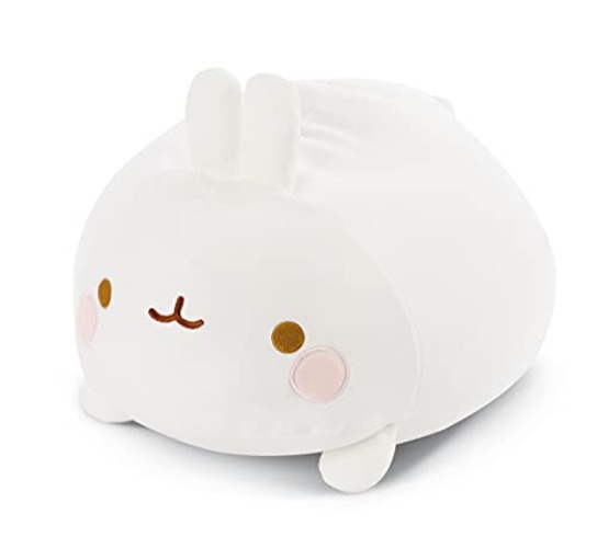 NICI 47752 Kissen Hase Molang figürlich 30x40cm Plüsch Kuscheltier Kawaii, 1 Stück (1er Pack), Weiß - 30cm