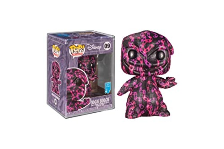 POP Disney: Nightmare Before Christmas - Oogie (Artist's Series) with Protective Case, 3.75 inches, Multicolor (49302)