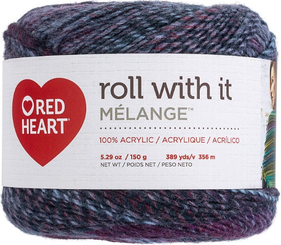 Red Heart Roll with it Melange Autograph