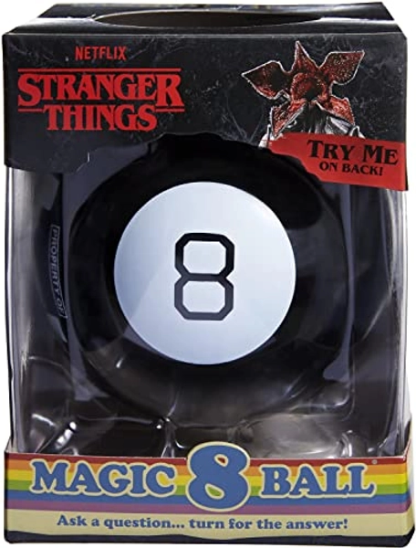 ​Stranger Things Magic 8 Ball Kids Toy, Limited Edition Novelty Fortune Teller, Ask a Question & Turn Over for Answer - Stranger Things