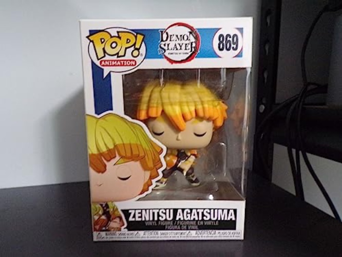 Funko POP Animation: Demon Slayer - Zenitsu Agatsuma, Multicolor, 3.75 inches - Zenitsu Agatsuma