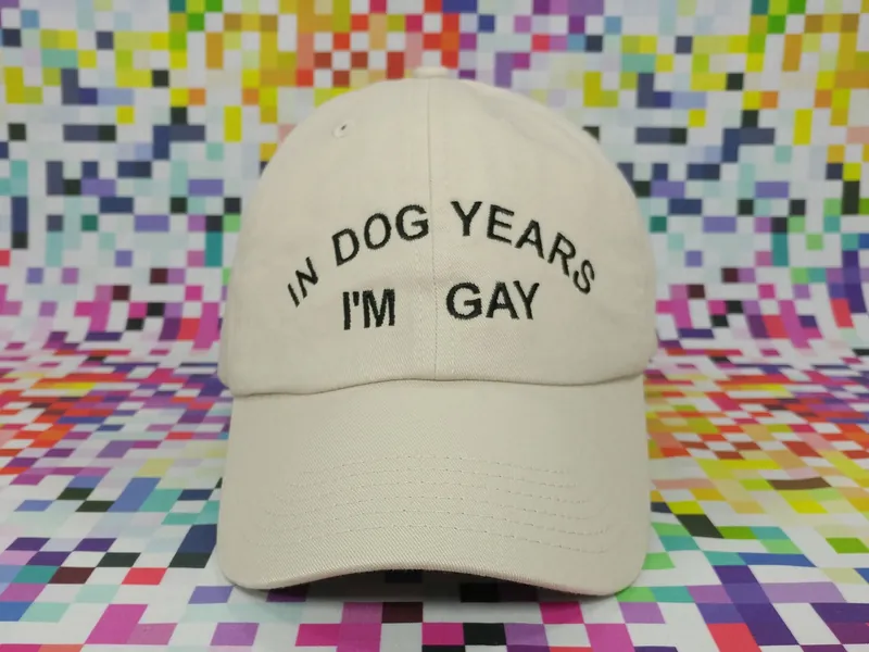 In Dog Years I'm Gay Cap
