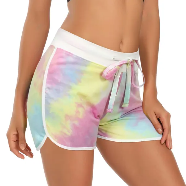 HDE Plus Size Dolphin Shorts for Women Running Workout Short Athletic Bottoms