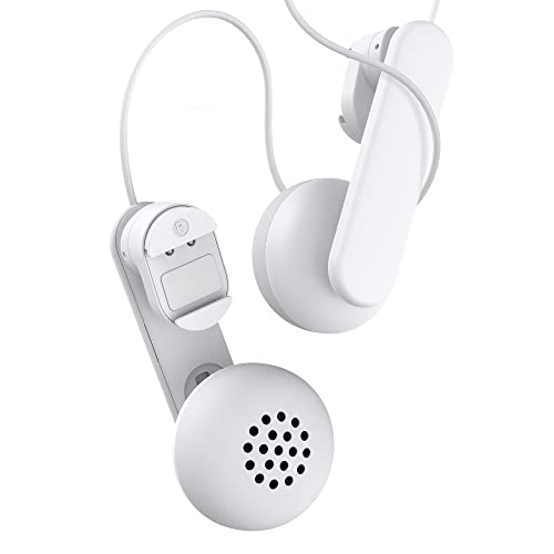 KIWI design Ultra-Soft Clip-on Headphones Compatible with Quest 2 Accessories, Adjustable Fits All Kiwi Head Straps and Original Elite Strap, with Enhanced Audio Effect - Light Grey