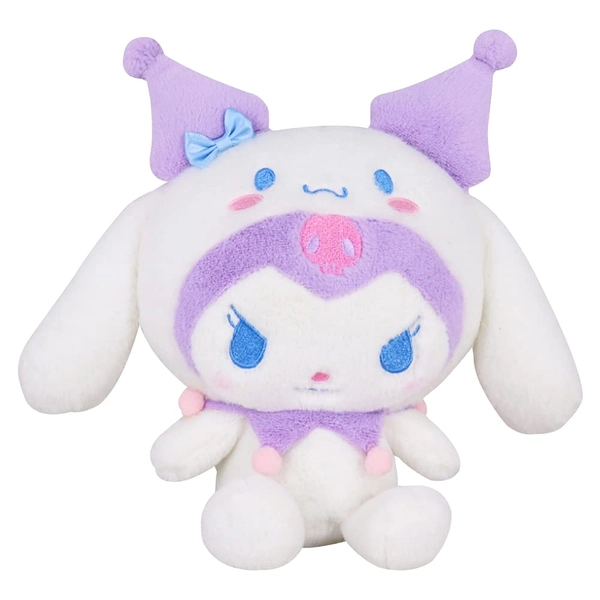 IFHDO Kuromi Knuffel, Kawaii, pluchen knuffeldier, speelgoed, voor kinderen, voor meisjes en jongens, 20 cm