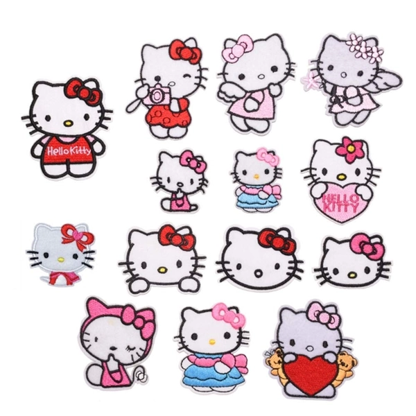 Kitten Applique Patches, strijkplaatje om op te strijken voor T-shirt, jeans, kleding, tassen