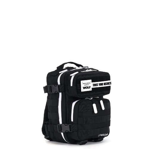 9L Backpack Mini Alpha Black White Accents | Default Title