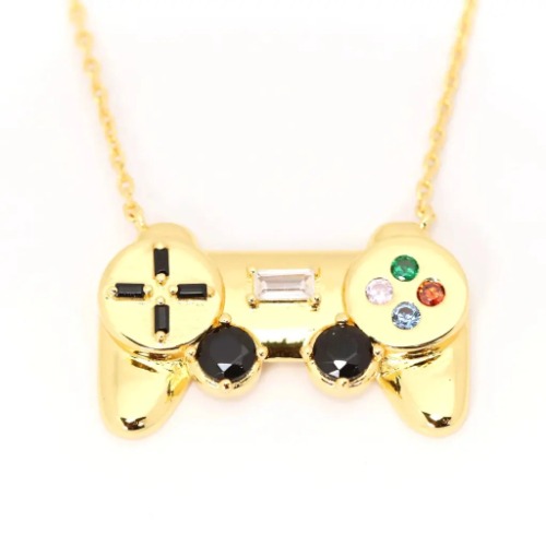 Player 1 Necklace - Gold
